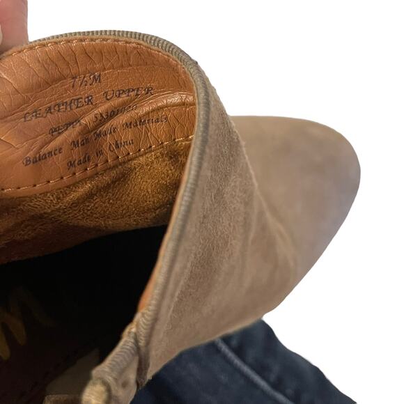 Sam‎ Edelman Women's Size 7.5 Petty Suede Leather Tan Ankle Desert Boots Booties - Picture 12 of 12